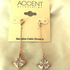 Teardrop Cubic Zirconia Earrings
